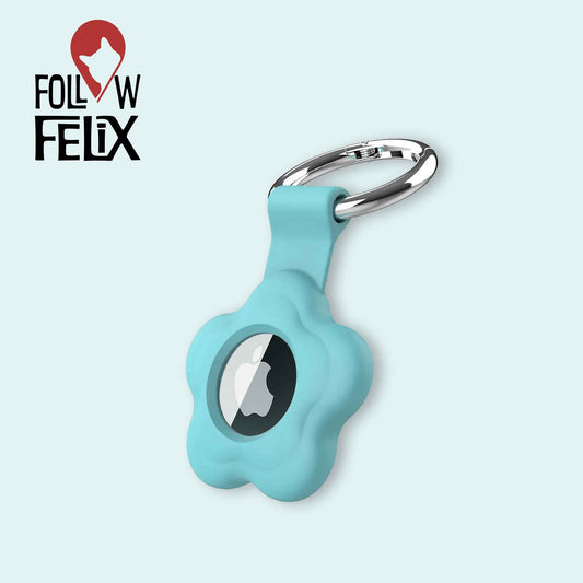 MERLIN - Étui AirTag™ petite fleur en silicone