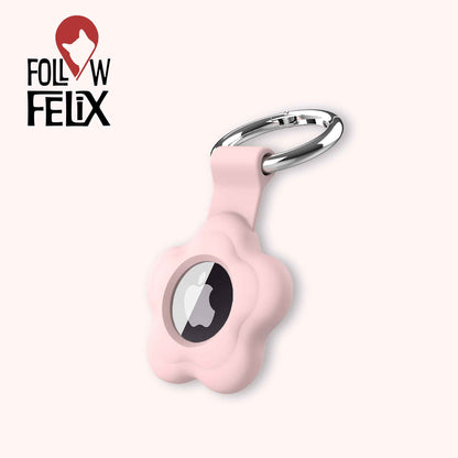 MERLIN - Étui AirTag™ petite fleur en silicone